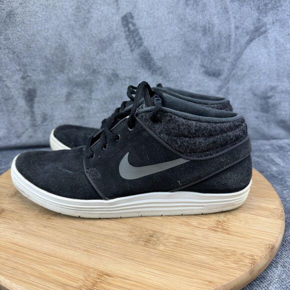 Nike Shoes Mens Size 6 Black Suede Derby Stefan Janoski Sneakers 683684-001 main image 6